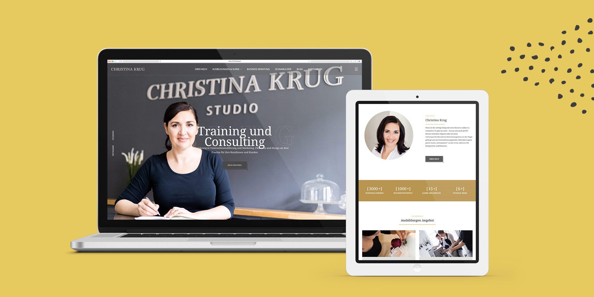 Christina Krug Website Collage
