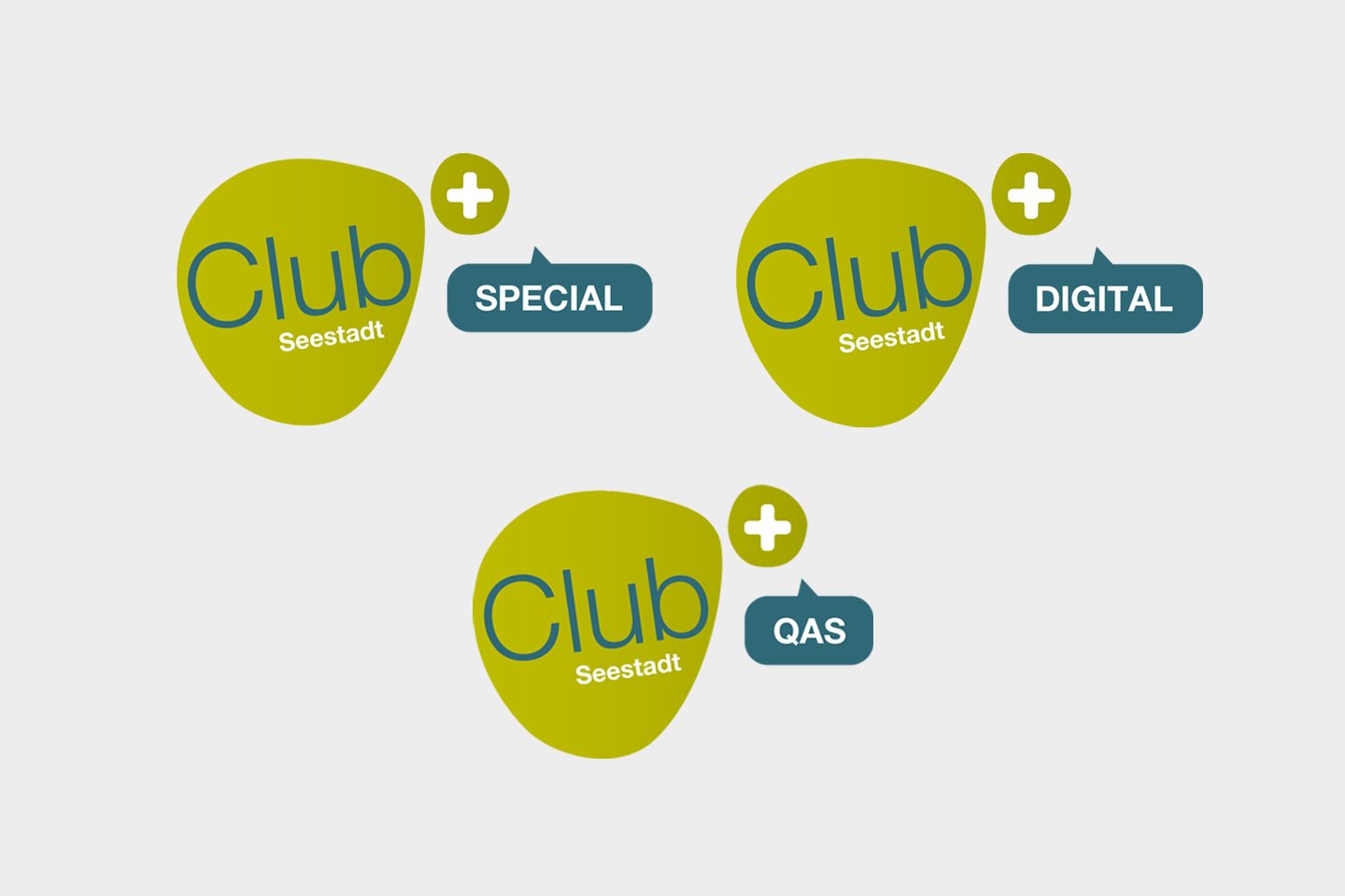 Club Seestadt Logodesign Claimvarianten